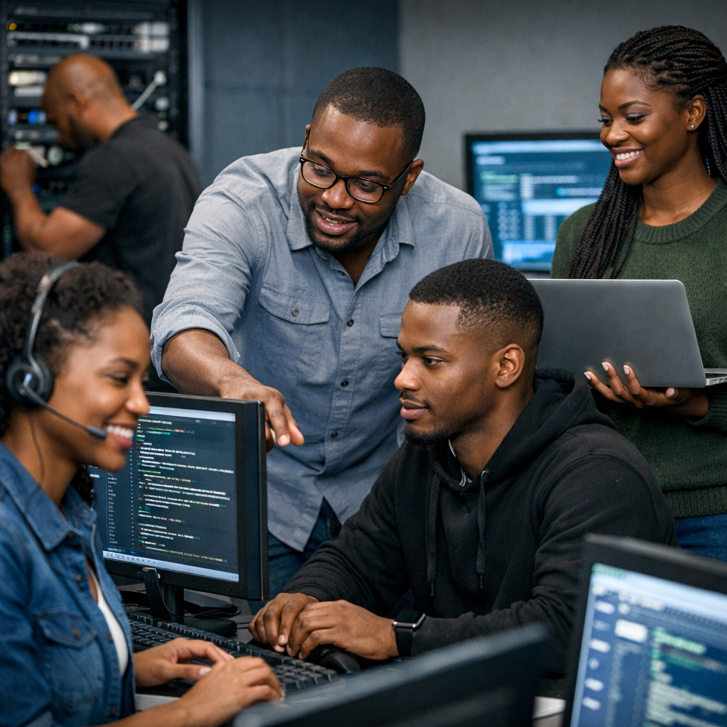 photographic black pepole in information technology-1